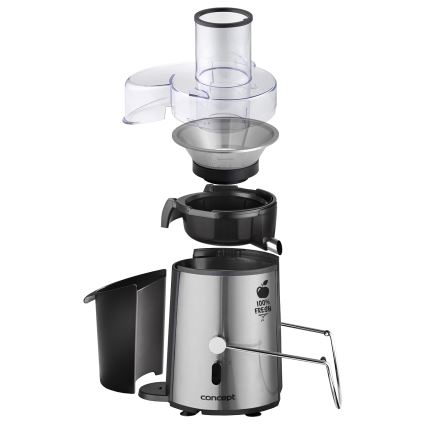 Concept LO7026 - Centrifugalni sokovnik 1000W/230V crna/nerđajući čelik