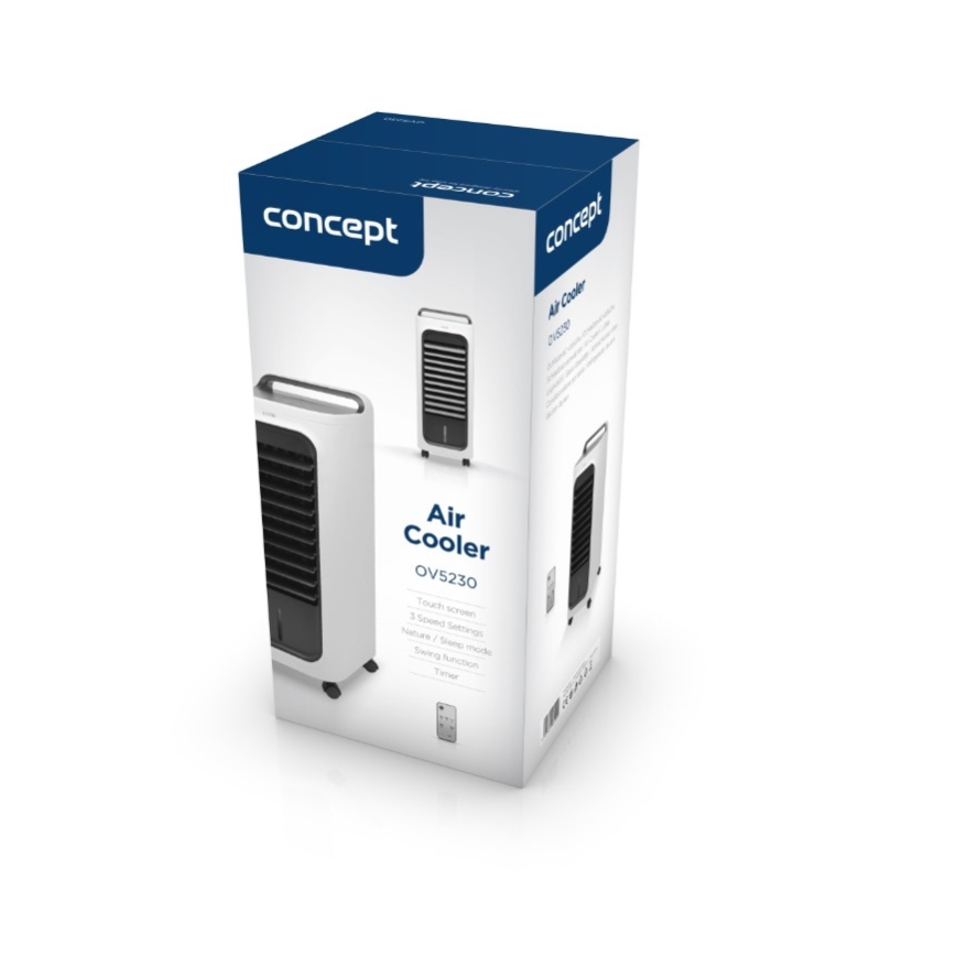 Concept OV5230 - Prenosni rashladni uređaj 2 u 1 6 l 80W/230V beo + daljinski upravljač