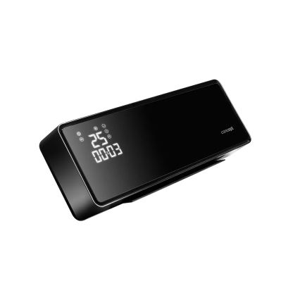 Concept QH4001 - Električni grejač 1000/2000W IP22 crni + daljinski upravljač