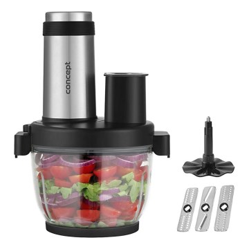 Concept RM3300 - Kuhinjski robot sa rendom 1000W/230V crna/nerđajući čelik