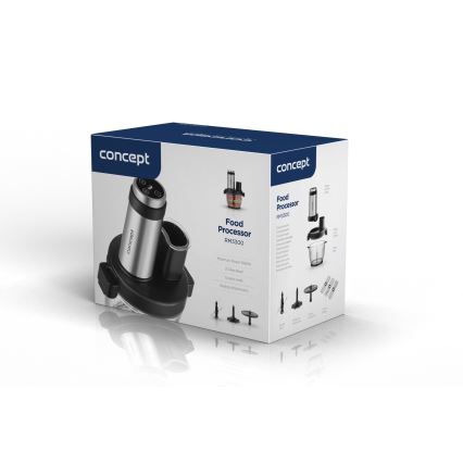 Concept RM3300 - Kuhinjski robot sa rendom 1000W/230V crna/nerđajući čelik