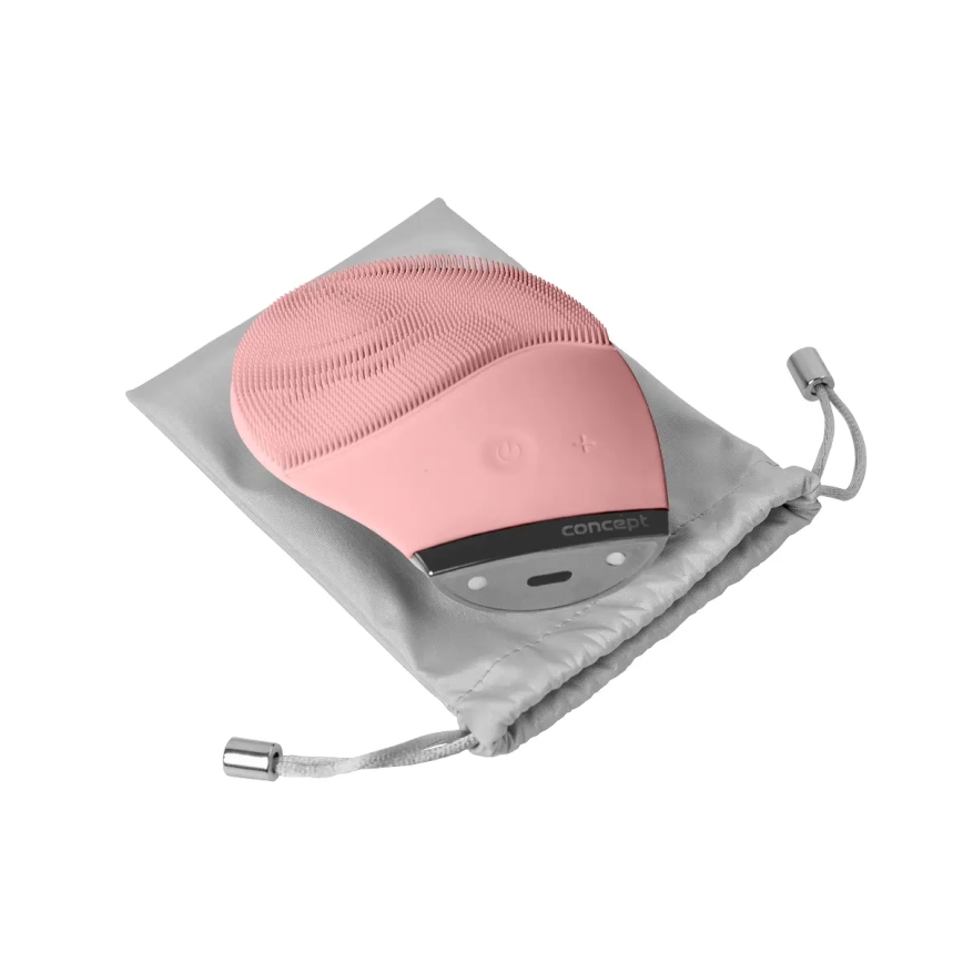 Concept SK9102 - Četkica za čišćenje lica SONIVIBE 2W/5V 250 mAh IPX7 ružičasta
