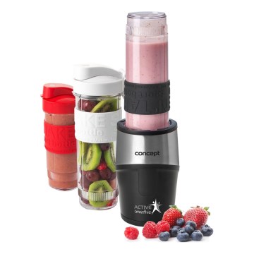 Concept SM3385 - Blender za smoothie sa priborom ACTIVE SMOOTHIE 500W/230V crne boje
