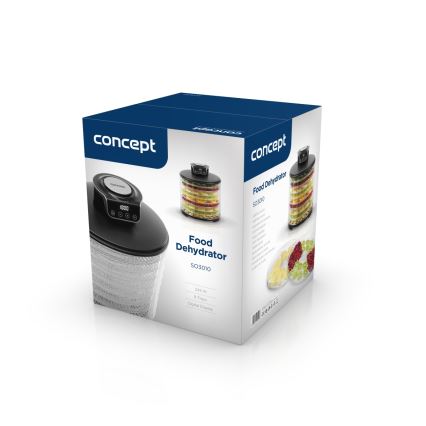 Concept SO3010 - Sušilica hrane 245W/230V crna
