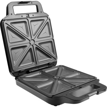 Concept SV3080 - Toster FAMILY 3u1 1200W/230V crna/nerđajući čelik