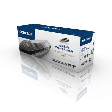 Concept VP4353 - Ručni usisivač za mokro i suvo sa produžnim nastavkom 110W/18,5V 2200 mAh crna