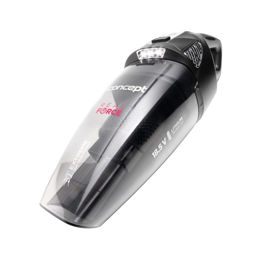 Concept VP4380 - Ručni usisivač REAL FORCE 110W/18,5V 2200 mAh crni