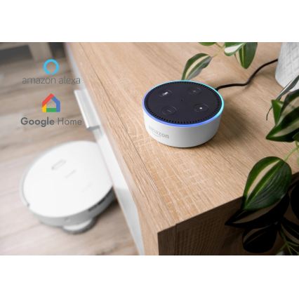 Concept VR4050 - Pametan robotski usisivač sa mopom 2u1 OPTIMUS AQUA PRO LASER 3D 600W/230V 5200 mAh Wi-Fi bela