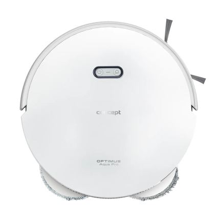 Concept VR4050 - Pametan robotski usisivač sa mopom 2u1 OPTIMUS AQUA PRO LASER 3D 600W/230V 5200 mAh Wi-Fi bela