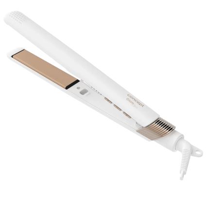 Concept VZ2110 - Ispravljač za kosu GLAM STYLE 48W/230V beo/roze-zlatni