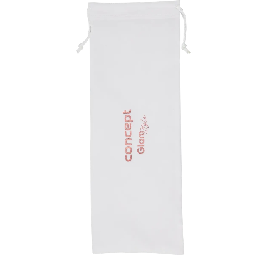 Concept VZ2110 - Ispravljač za kosu GLAM STYLE 48W/230V beo/roze-zlatni