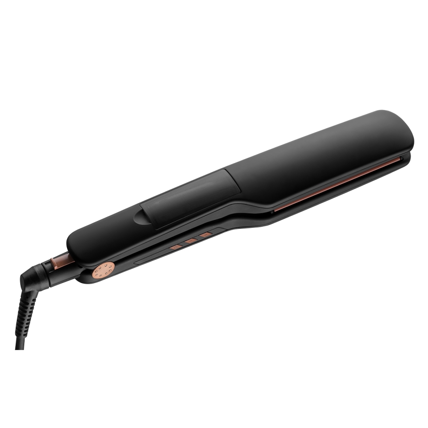Concept VZ6010 - Parna pegla za kosu sa LED displejem ELITE STEAM BOOST 54W/230V crna