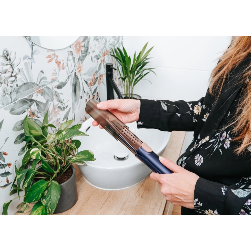 Concept VZ8100 - Pegla za kosu PROFI CARE 60W/230V plava/zlatna