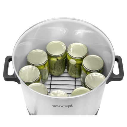 Concept ZH0030 - Lonac za konzerviranje 27 l 2000W/230V bela/crna