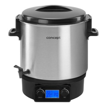 Concept ZH0040 - Lonac za konzerviranje 27 l 2000W/230V nerđajući čelik/crna