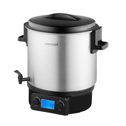 Concept ZH0040 - Lonac za konzerviranje 27 l 2000W/230V nerđajući čelik/crna