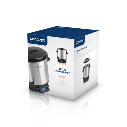 Concept ZH0040 - Lonac za konzerviranje 27 l 2000W/230V nerđajući čelik/crna
