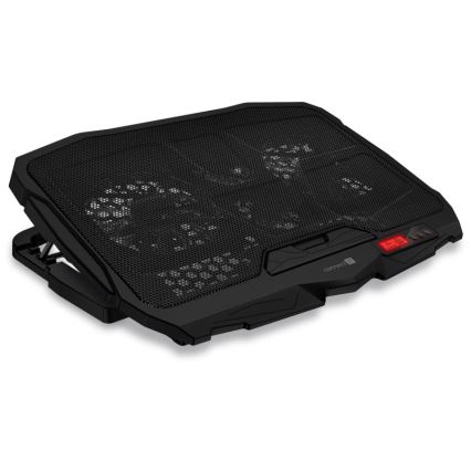 CONNECT IT CCP-2200-RD - Podloga za hlađenje za laptop 4x ventilatora 2xUSB crna/crvena
