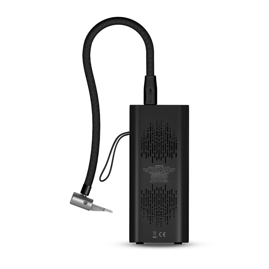 CONNECT IT CFF-4500-BK - Digitalni džepni kompresor AirFlow 80W/6000 mAh crni