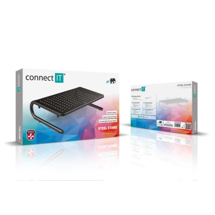 CONNECT IT CFH-2010-BK - Multifunkcionalni metalni stalak, crne boje
