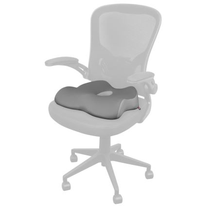 CONNECT IT CFH-5901-GY - Anatomski jastuk za stolicu, sivi