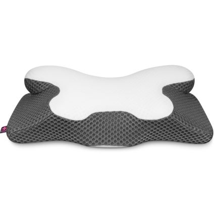 CONNECT IT CFH-6031-WH - Anatomski jastuk Lyra bela/siva