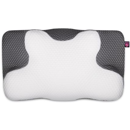 CONNECT IT CFH-6031-WH - Anatomski jastuk Lyra bela/siva