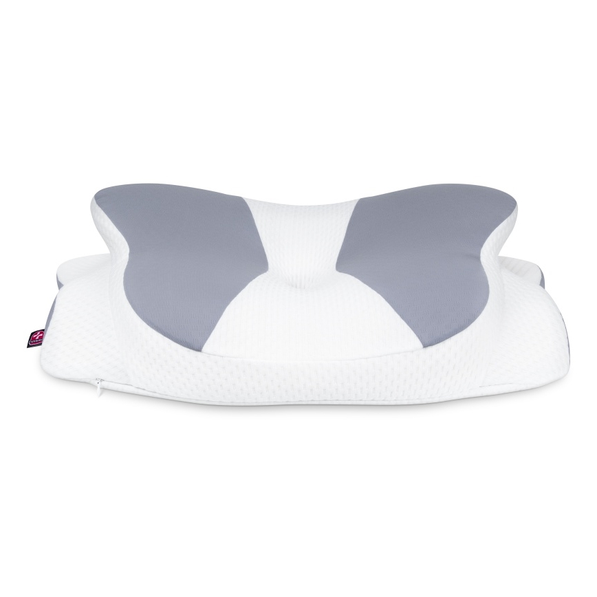 CONNECT IT CFH-6032-WH - Anatomski jastuk Gemini beli/sivi