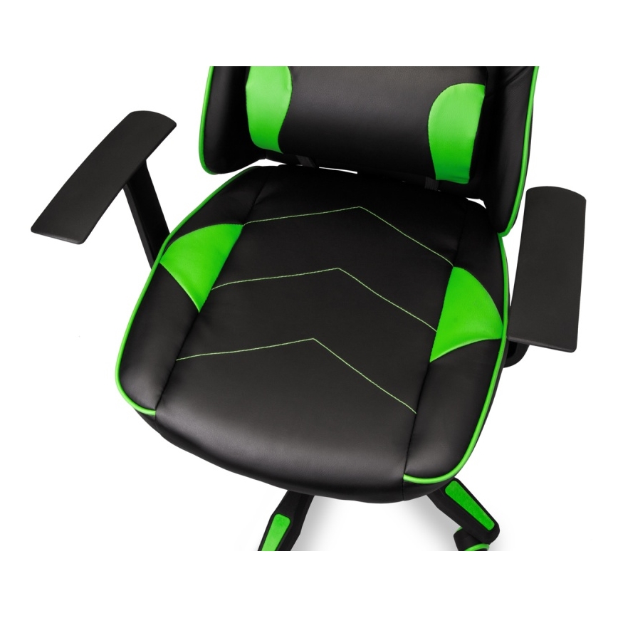 CONNECT IT CGC-0700-GR - Gejmerska stolica LeMans Pro crna/zelena