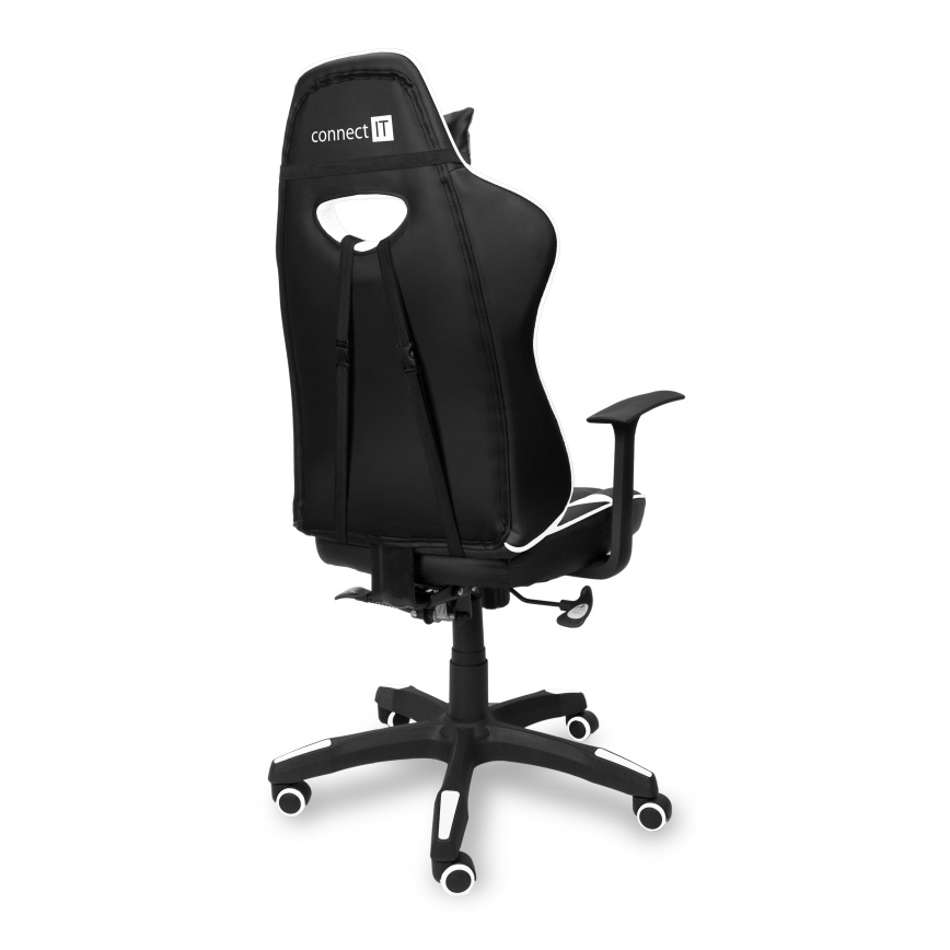 CONNECT IT CGC-0700-WH - Gejmerska stolica LeMans Pro crna/bela