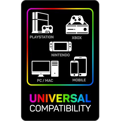 CONNECT IT CHP-3595-WH - LED RGB gejmerske žične slušalice sa mikrofonom bele/crne