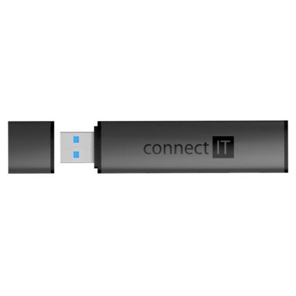 CONNECT IT CHU-4060-AN - USB-A hub sa čitačem memorijskih kartica 4u1