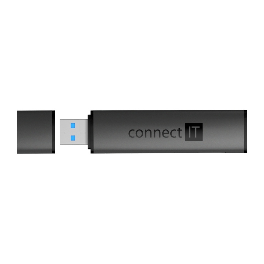 CONNECT IT CHU-4060-AN - USB-A hub sa čitačem memorijskih kartica 4u1
