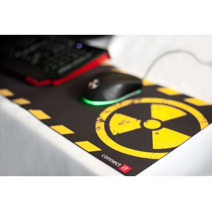 CONNECT IT CI-1128 - LED žični gejmerski miš 1000/1200/1600/3200 DPI crna