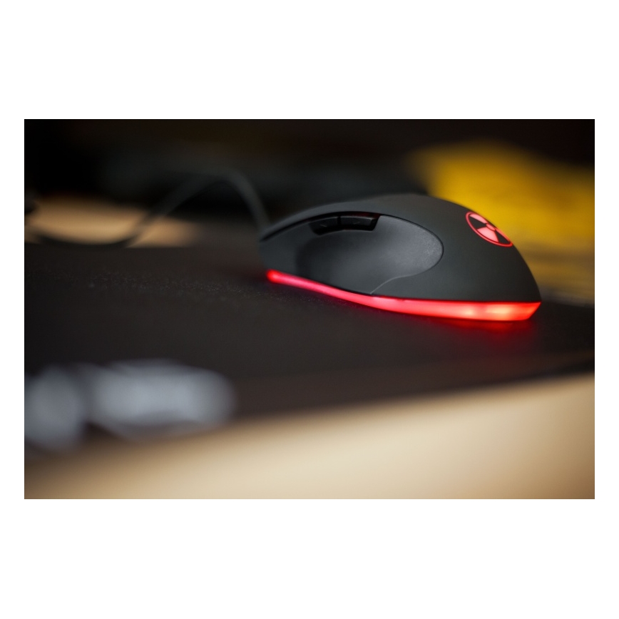 CONNECT IT CI-1128 - LED žični gejmerski miš 1000/1200/1600/3200 DPI crna