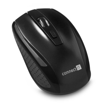 CONNECT IT CI-1223 - Bežični miš 800/1200/1600 DPI 2xAAA crna