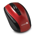 CONNECT IT CI-1224 - bežični miš 800/1200/1600 DPI, napajanje 2x AAA, crna/crvena