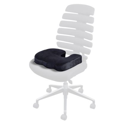 CONNECT IT CI-528 - Anatomski jastuk za stolicu, crni