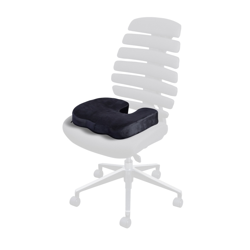 CONNECT IT CI-528 - Anatomski jastuk za stolicu, crni