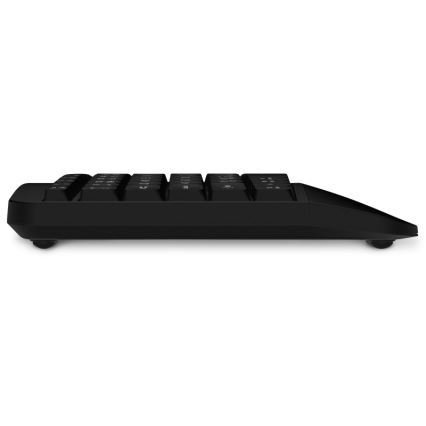 CONNECT IT CKM-6010-CS - Ergonomska bežična tastatura i miš 800/1200/1600/2400 DPI sa CZ/SK lokalizacijom 1xAA + 2xAAA crna