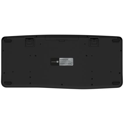 CONNECT IT CKM-6010-CS - Ergonomska bežična tastatura i miš 800/1200/1600/2400 DPI sa CZ/SK lokalizacijom 1xAA + 2xAAA crna