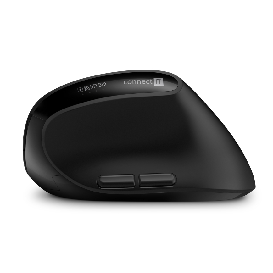 CONNECT IT CKM-6010-CS - Ergonomska bežična tastatura i miš 800/1200/1600/2400 DPI sa CZ/SK lokalizacijom 1xAA + 2xAAA crna