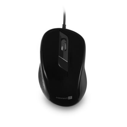 CONNECT IT CMO-1200-BK - Žični miš 1000 DPI crne boje