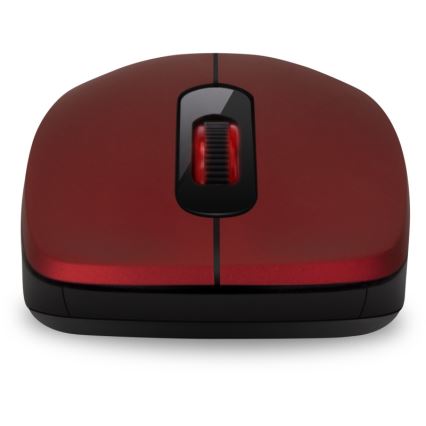 CONNECT IT CMO-2230-RD - Bežični tihi miš MUTE 1200 DPI 1xAA crna/crvena