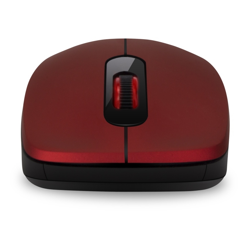 CONNECT IT CMO-2230-RD - Bežični tihi miš MUTE 1200 DPI 1xAA crna/crvena