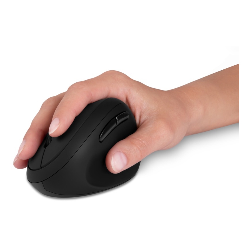 CONNECT IT CMO-2600-BK - Ergonomski bežični miš 800/1200/1600 DPI 1xAA crna
