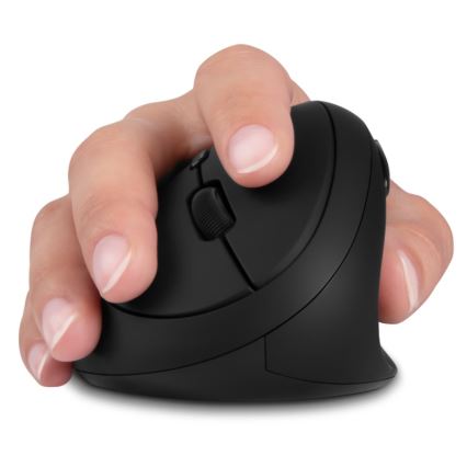 CONNECT IT CMO-2600-BK - Ergonomski bežični miš 800/1200/1600 DPI 1xAA crna