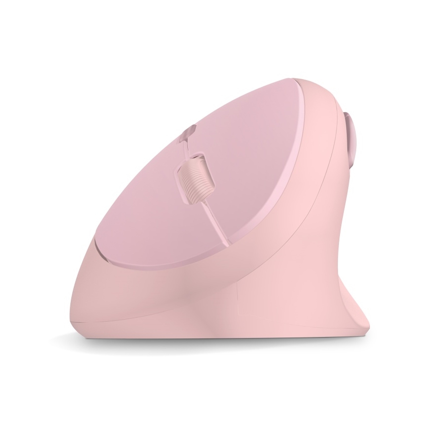 CONNECT IT CMO-2600-PK - Ergonomski bežični miš 800/1200/1600 DPI 1xAA ružičasti