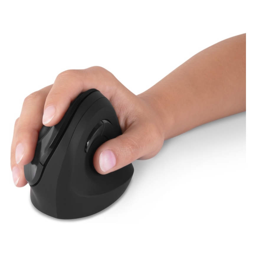 CONNECT IT CMO-2700-BK - Ergonomski bežični miš sa podesivim DPI 800/1200/1600, napajanje 1x AA, crne boje