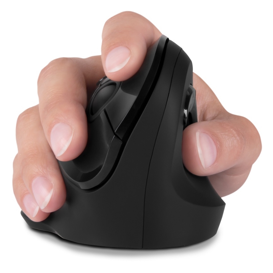 CONNECT IT CMO-2700-BK - Ergonomski bežični miš sa podesivim DPI 800/1200/1600, napajanje 1x AA, crne boje